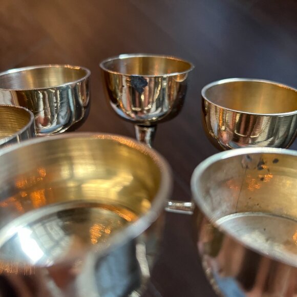 Large Vintage Brass Reindeer Elk Candelabra 8 Candle Holder” - Picture 7 of 12